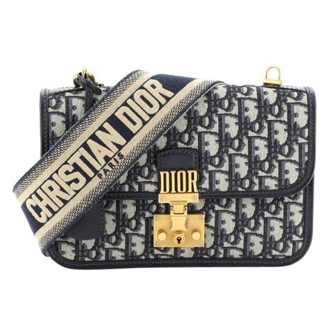 dior addict oblique flap bag|CHRISTIAN DIOR Oblique Dioraddict Flap Bag Navy Blue.